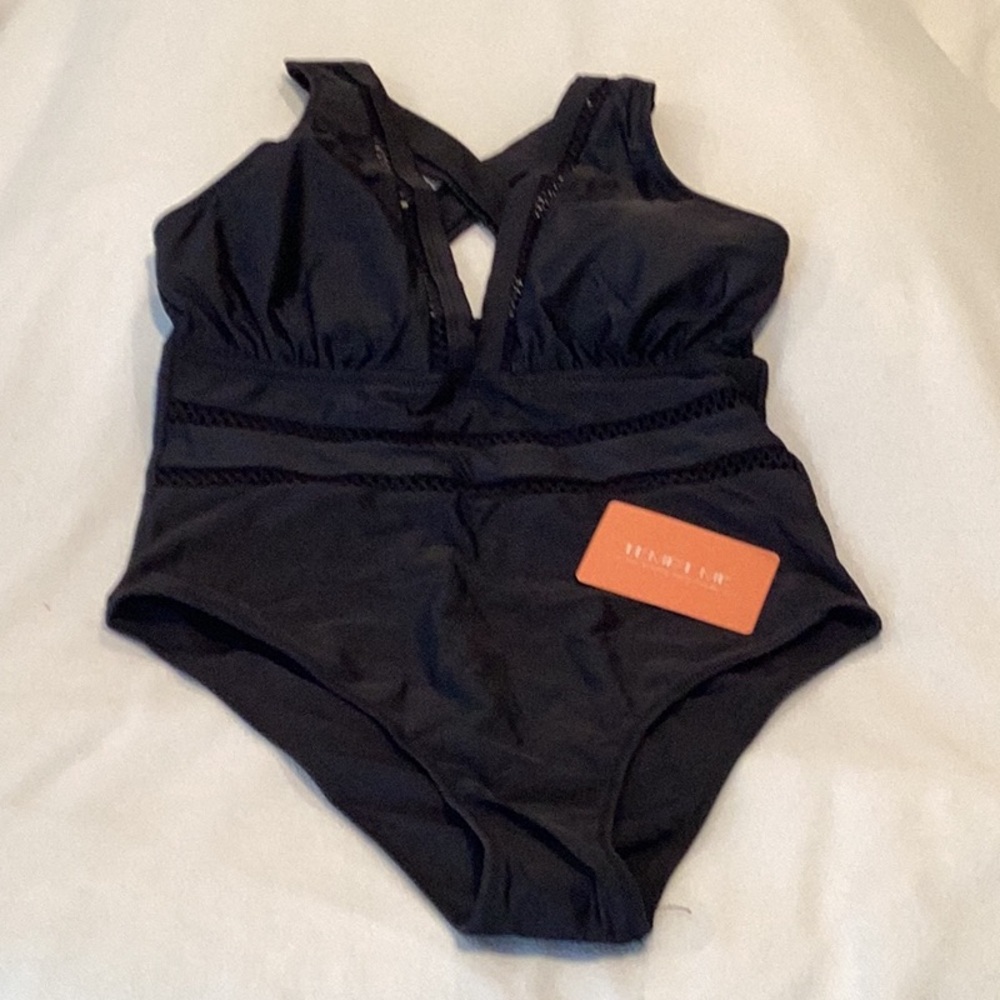 Black Women's One Piece Swimsuit